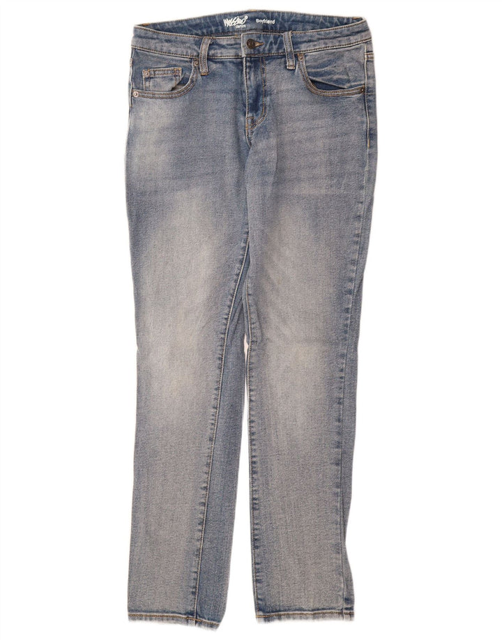 Mossimo Jean boyfriend fuselé pour femme US 4 Small W27 L30 Bleu Coton