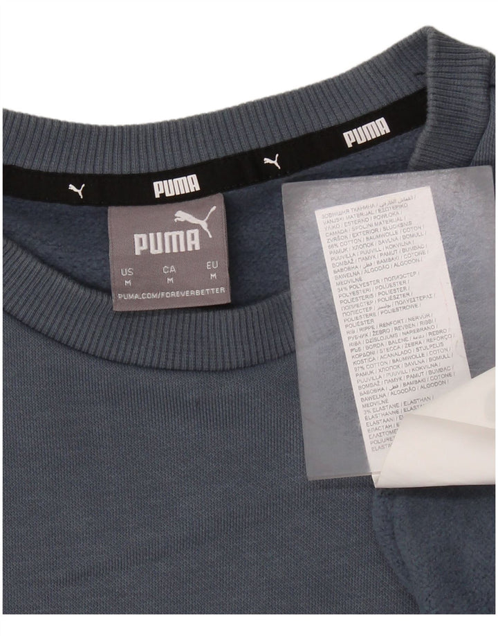 PUMA Sweat-Shirt Homme Gris Moyen Coton