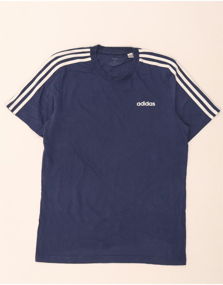Adidas T-Shirt Homme Top Bleu Marine Moyen Coton