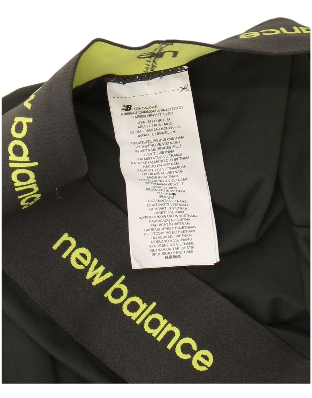 NEW BALANCE Leggings graphiques pour femmes UK 12 Polyester kaki moyen