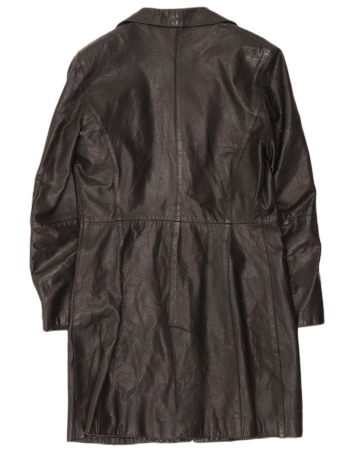 Tenax Manteau en cuir pour femme IT 46 Large Noir