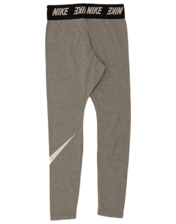 Nike Legging graphique pour femme UK 10 Coton color block gris moyen