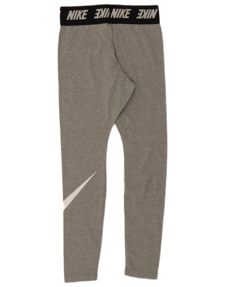 Nike Legging graphique pour femme UK 10 Coton color block gris moyen
