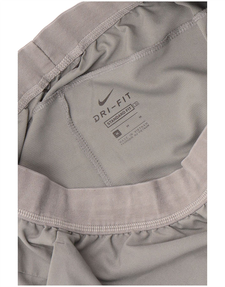 Nike Short de Sport Dri Fit Standard Fit Homme Gris Moyen