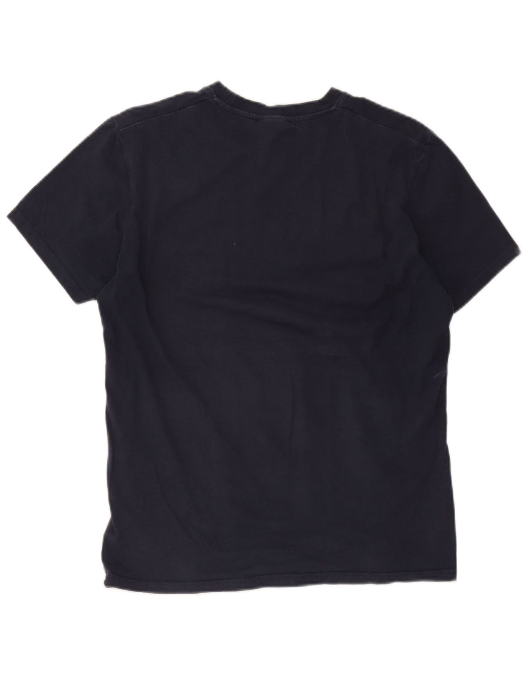 Ellesse T-Shirt Graphique Top Bleu Marine Moyen Coton Homme