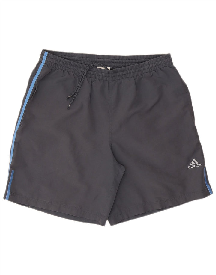 Adidas Short de sport pour homme Large Gris Polyester