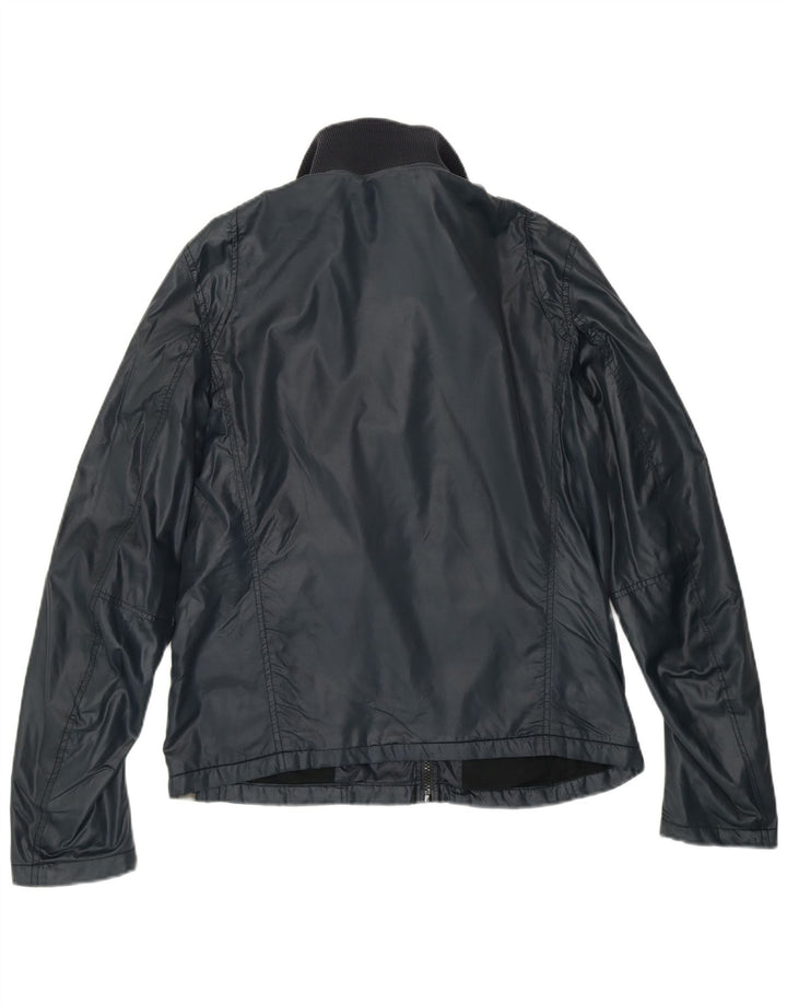 G-STAR Veste Bomber Femme UK 14 Medium Bleu Marine Polyamide