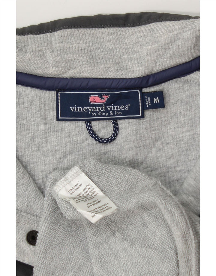 VINEYARD VINES Sweat-shirt coupe ample pour homme Gris moyen Colourblock