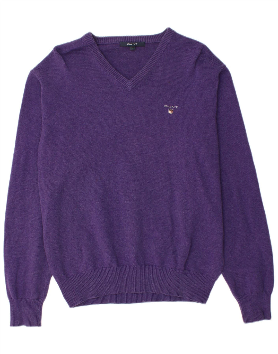 GANT Pull col V Homme Violet Moyen Coton