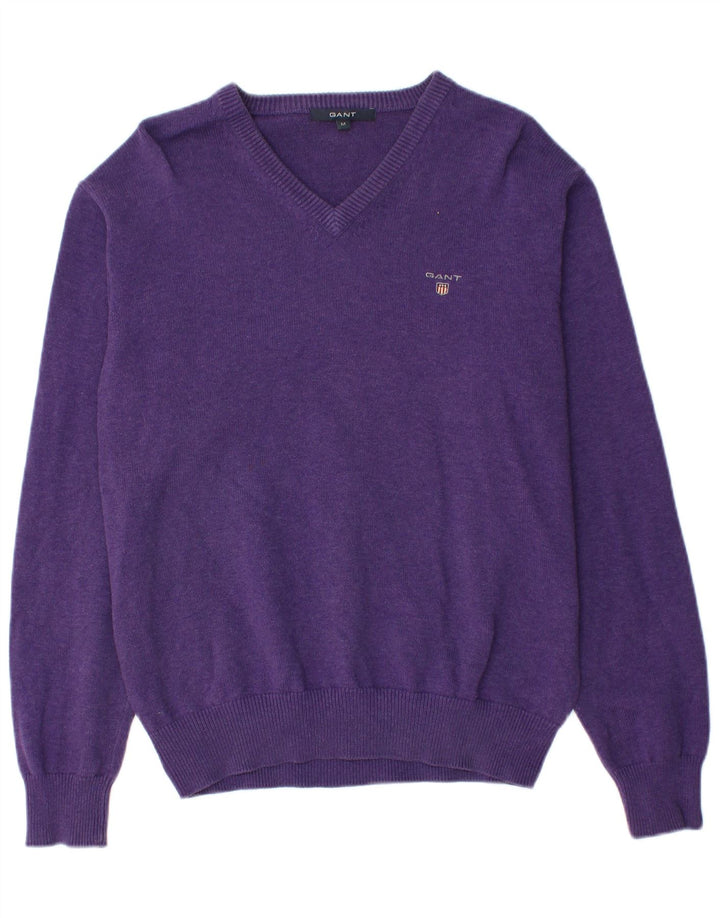 GANT Pull col V Homme Violet Moyen Coton