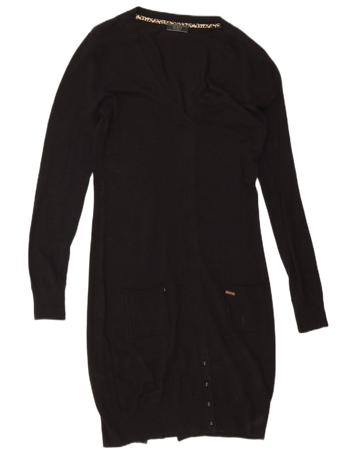 Guess Robe pull pour femme UK 44 Medium Noir Viscose