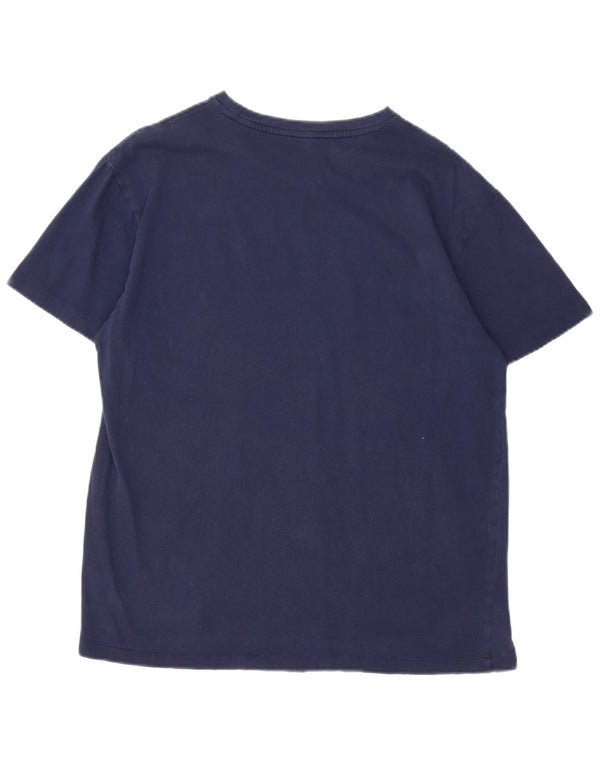 Polo Ralph Lauren T-Shirt Homme Bleu Marine Moyen Coton