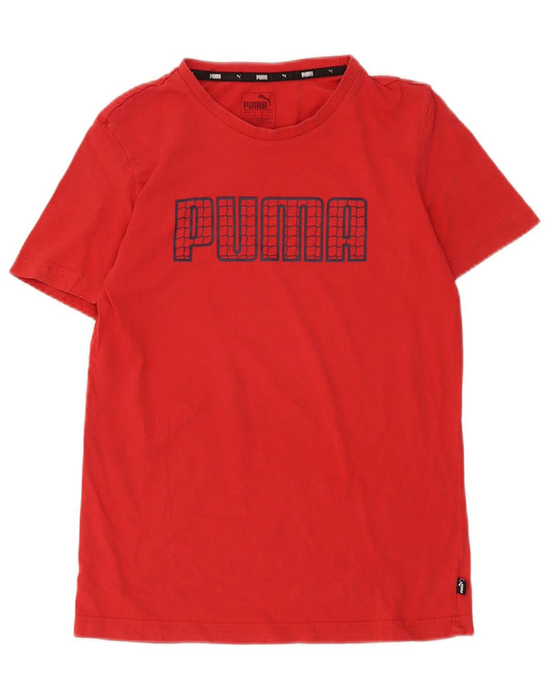 Puma T-Shirt Graphique Garçon 13-14 ans Rouge