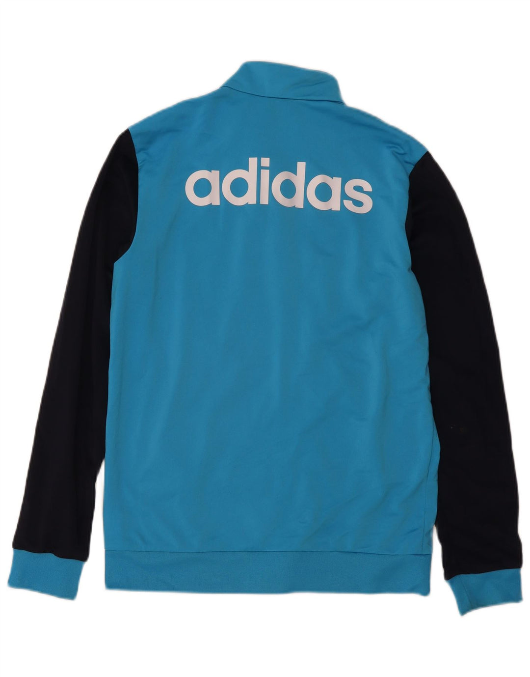 Adidas Veste de Survêtement Graphique Homme Bleu Moyen Polyester Colorblock