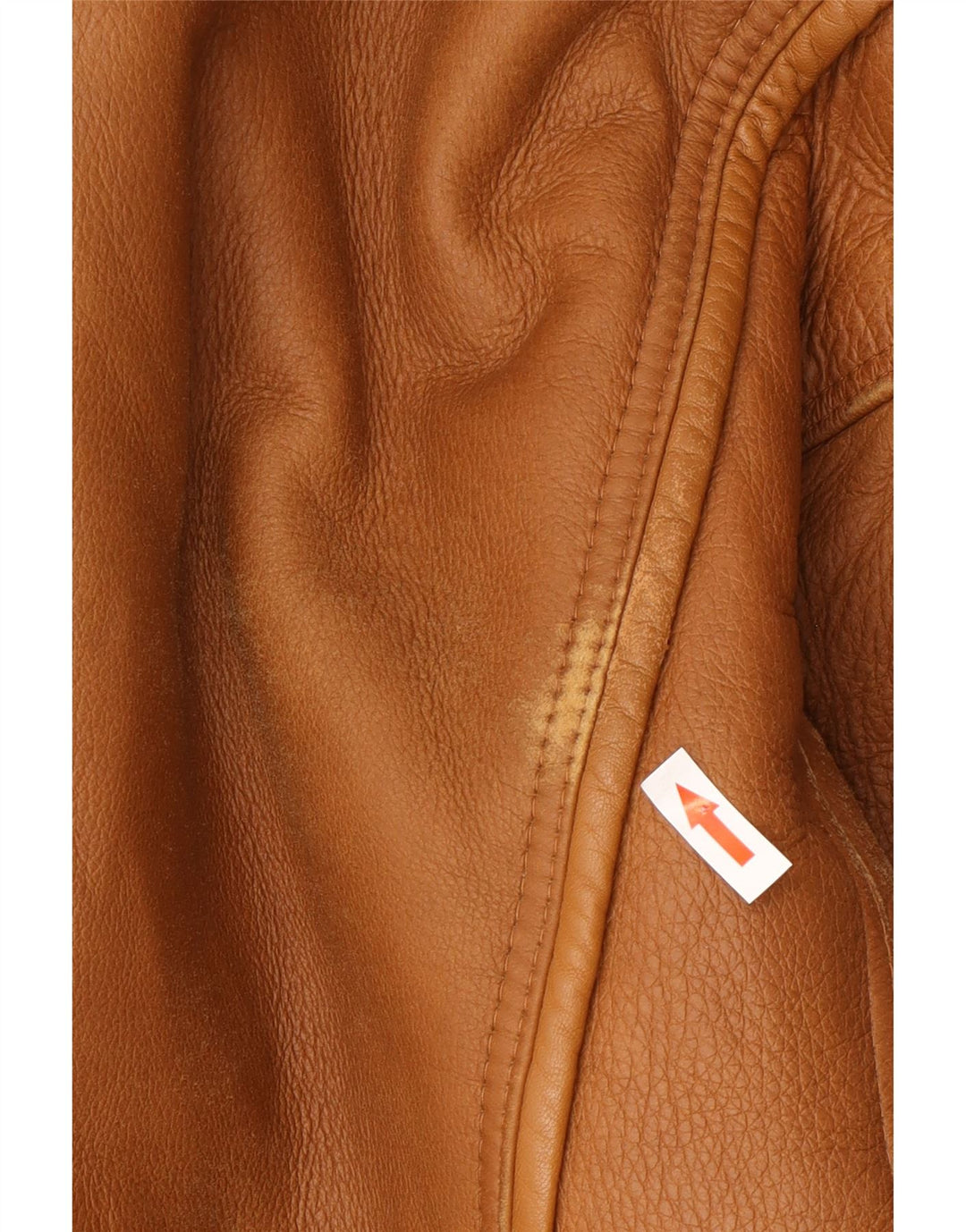 Vinci Veste en peau de mouton pour homme UK 40 Grand cuir marron