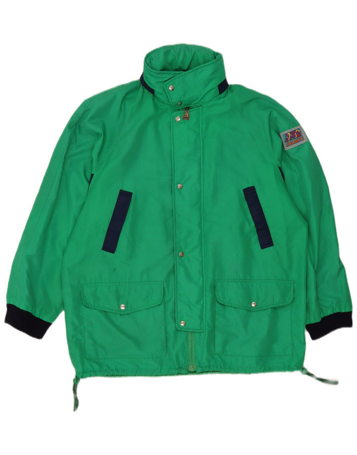 Dolomite Veste de pluie à capuche pour femme UK 44 2XL Vert Colorblock Polyester