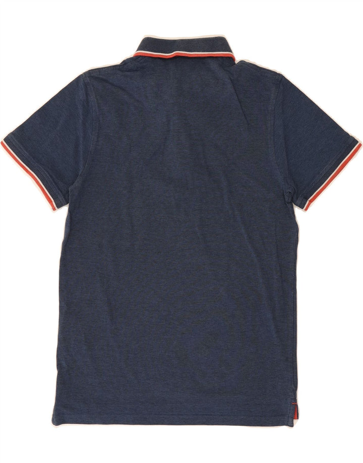 JACK & JONES Mens Polo Shirt Large Navy Blue Cotton Vintage Jack & Jones and Second-Hand Jack & Jones from Messina Hembry 