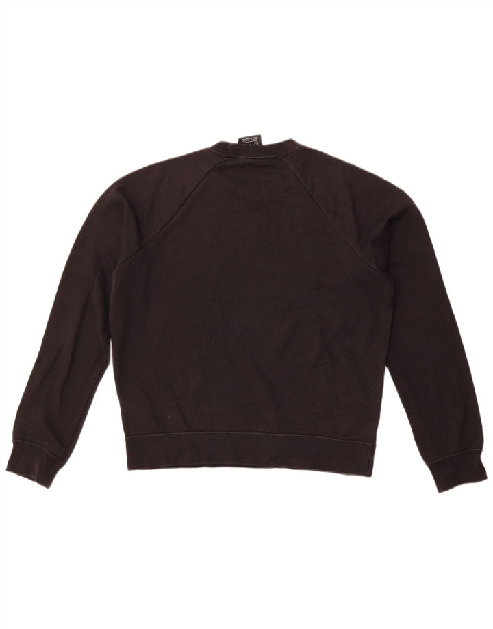 Nike Sweat-shirt surdimensionné pour femme UK 10 Petit coton noir