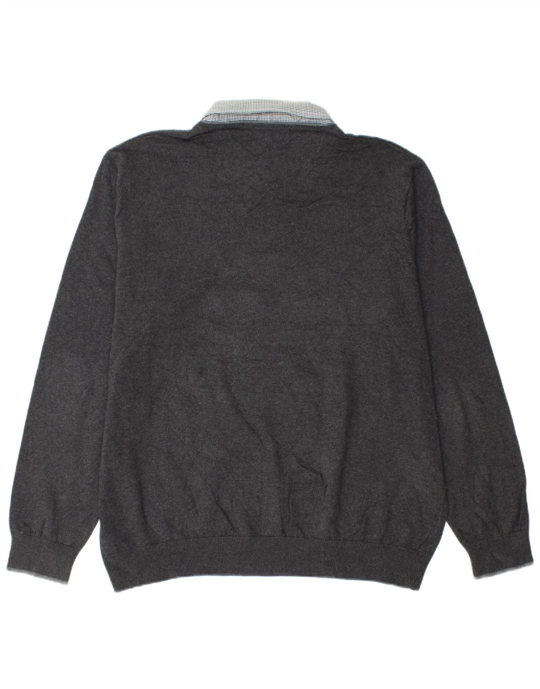 Marks & Spencer Pull col V pour homme XL Gris Coton
