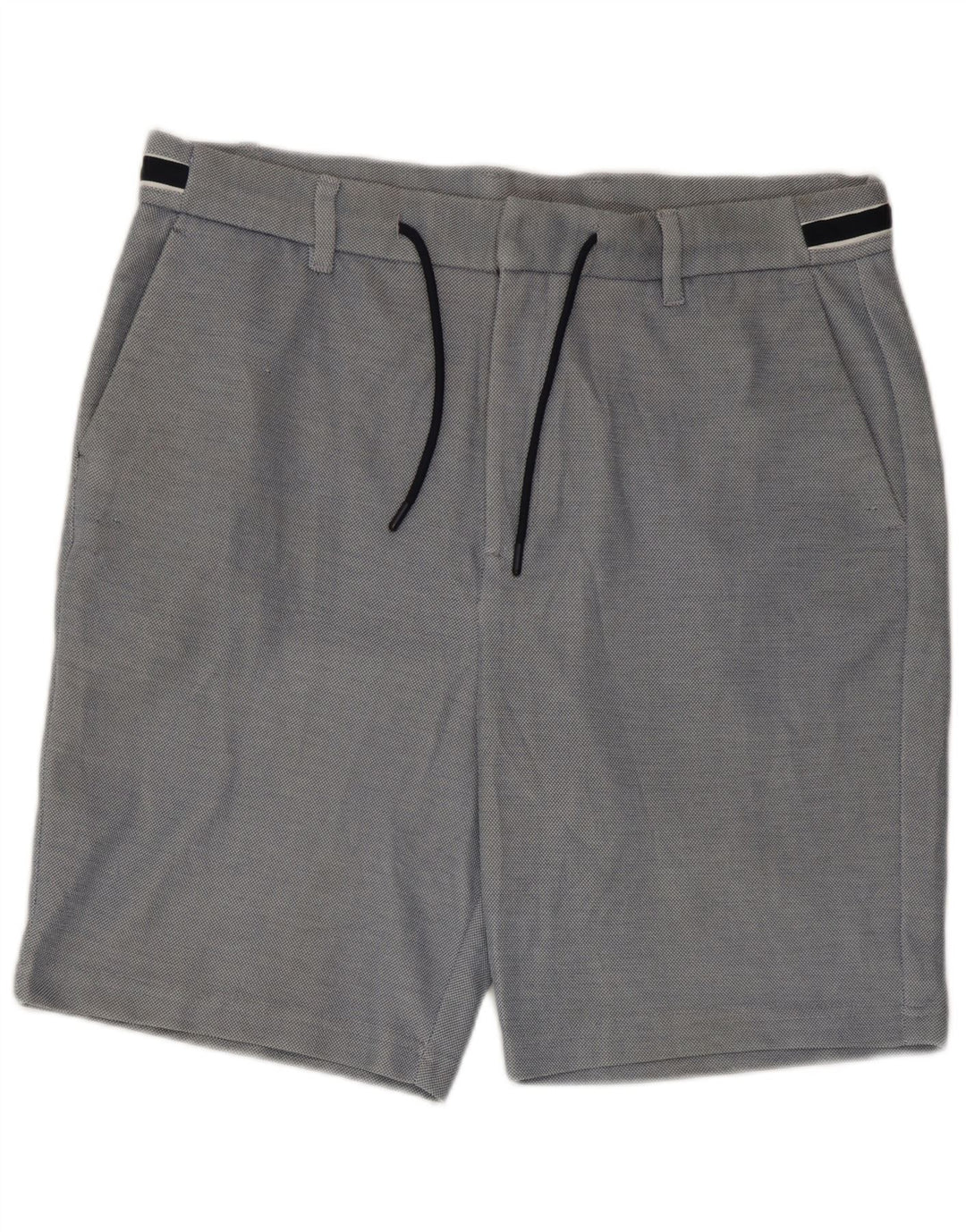 Zara Short Chino Homme XL W38 Bleu Polyester