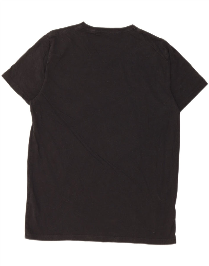 Hollister T-Shirt Homme Noir Moyen Coton