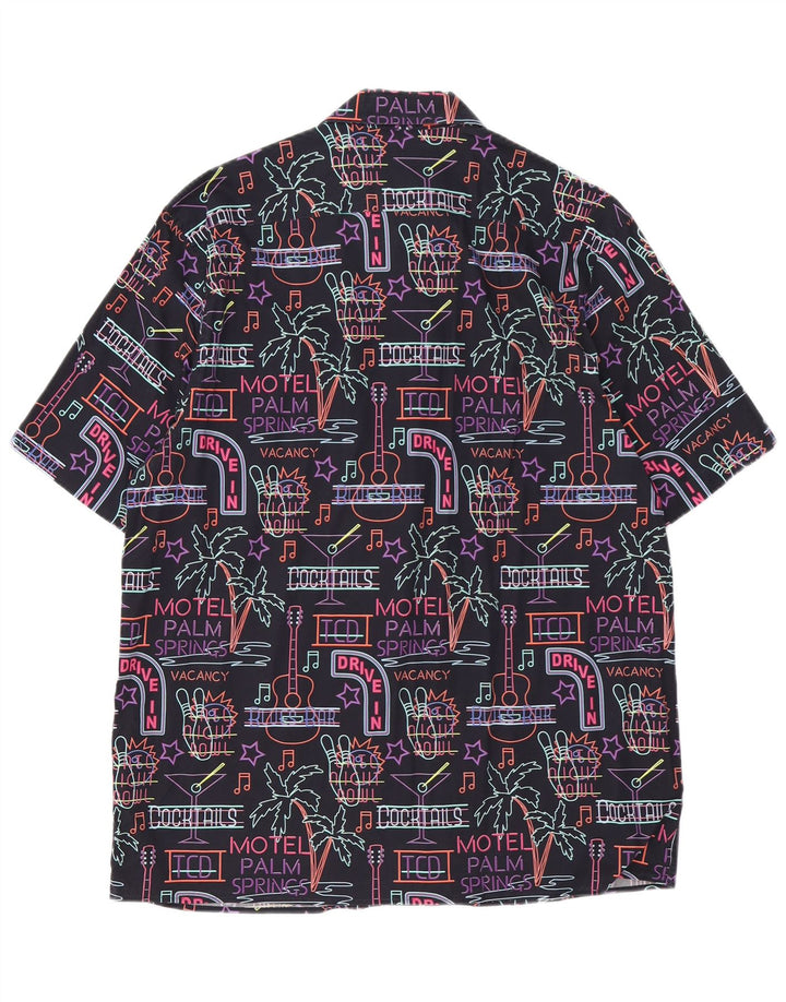 Ted Baker Chemise graphique à manches courtes pour homme Taille 5 XL Multicolore hawaïen