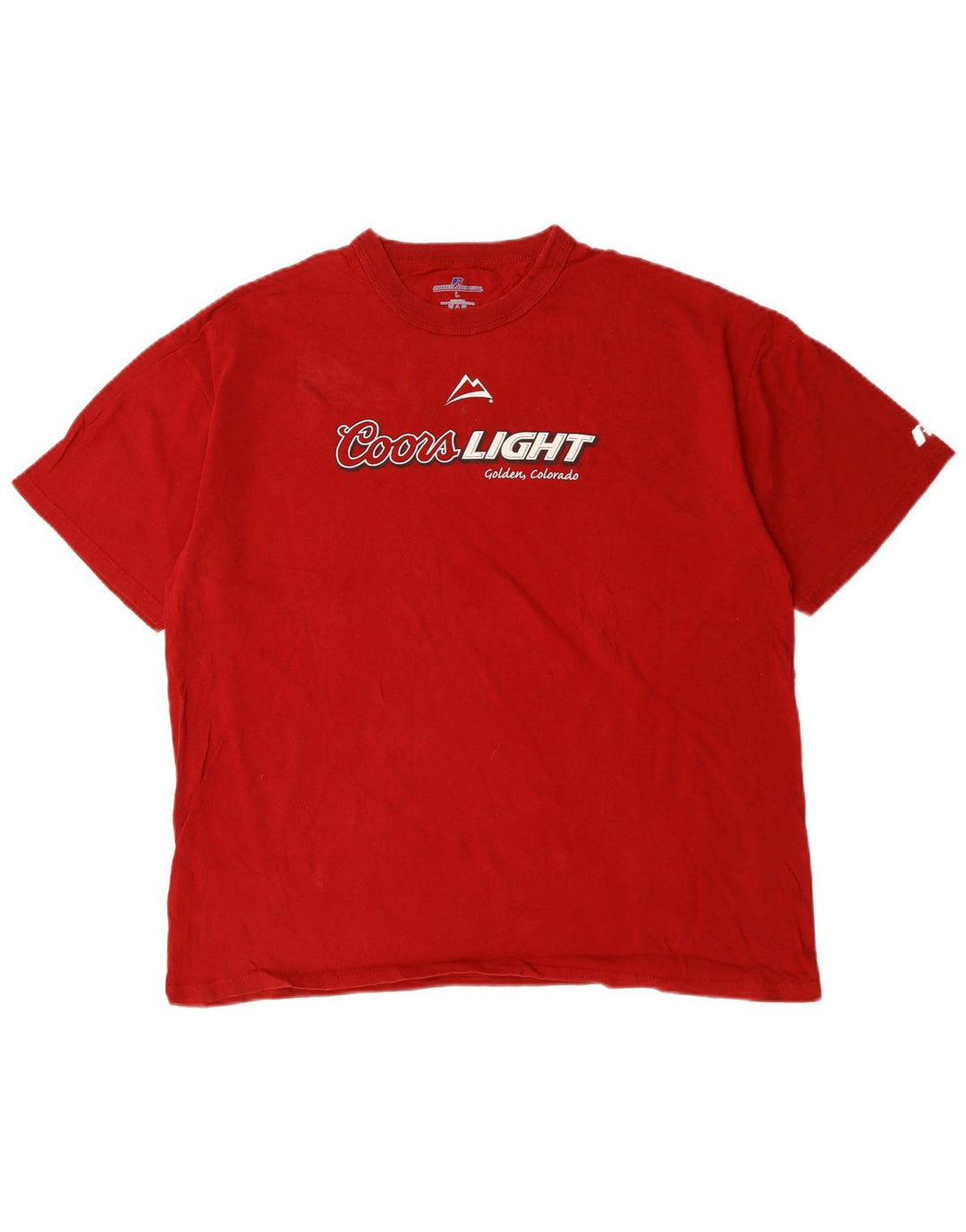 RUSSELL ATHLETIC T-Shirt Graphique Homme Grand Rouge Coton