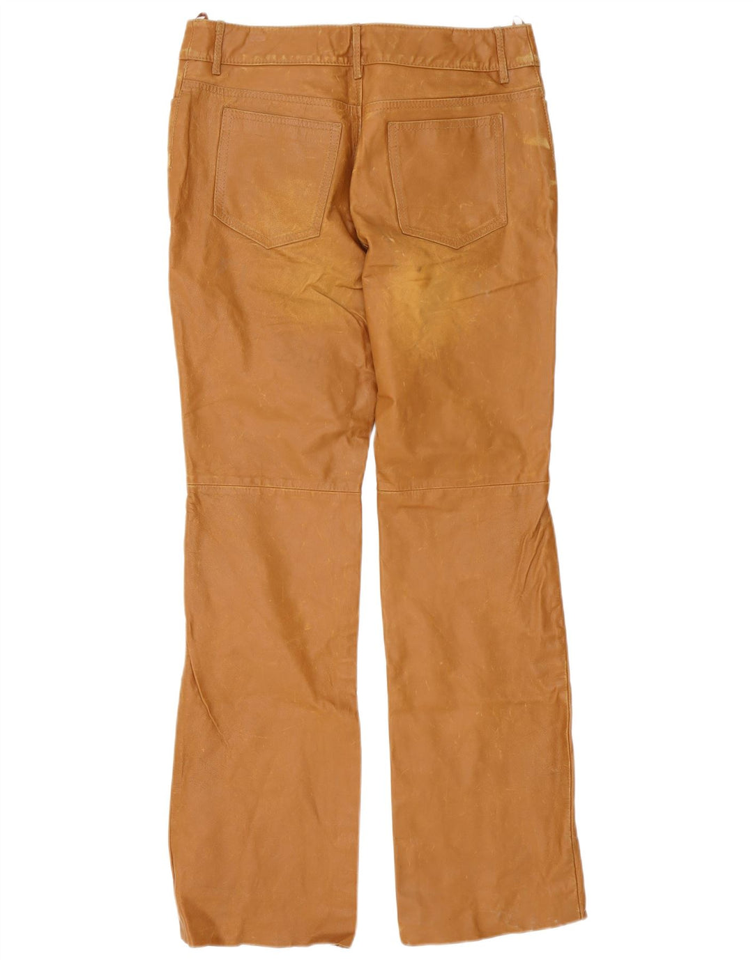 Pantalon en cuir homme vintage W34 L35 Marron