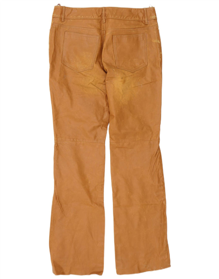Pantalon en cuir homme vintage W34 L35 Marron