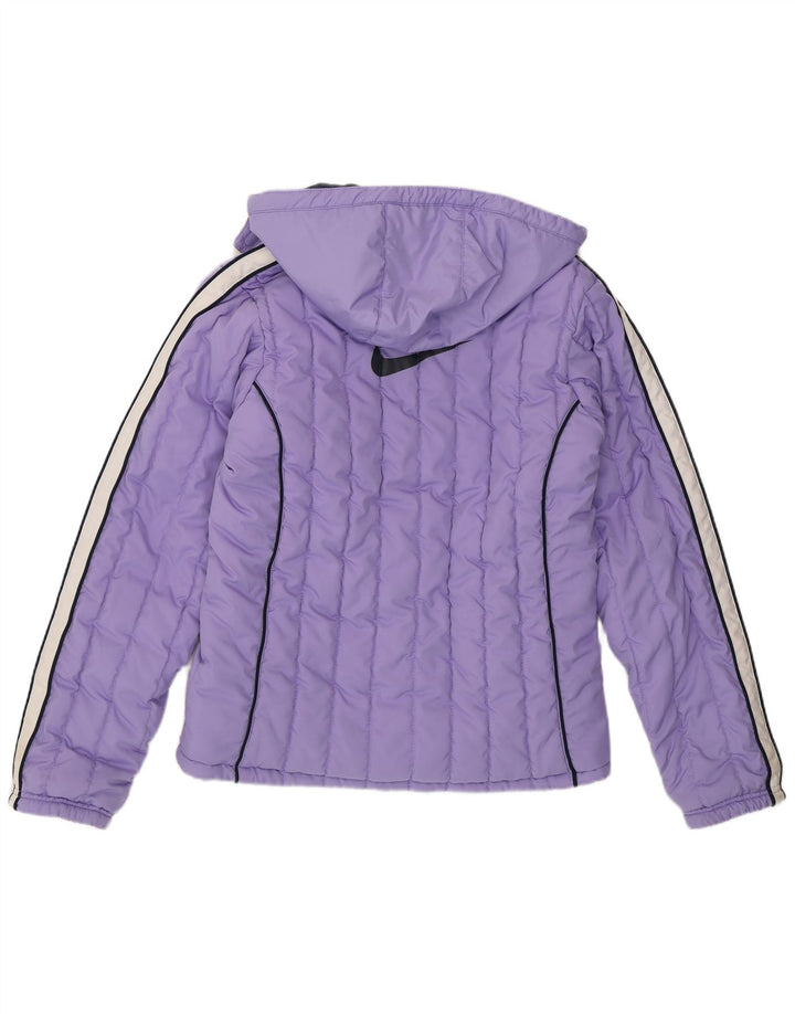 Nike Veste rembourrée à capuche pour fille 13-14 ans XL Violet Colorblock Polyester