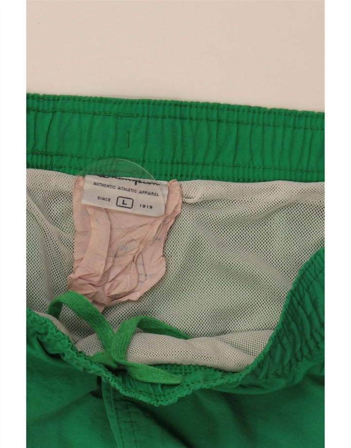 Champion Short de Bain Graphique Homme Grand Vert Colorblock Polyester