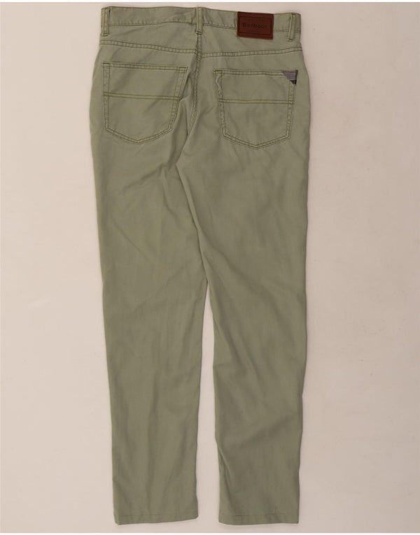 Barbour Pantalon décontracté slim pour homme W34 L31 Vert