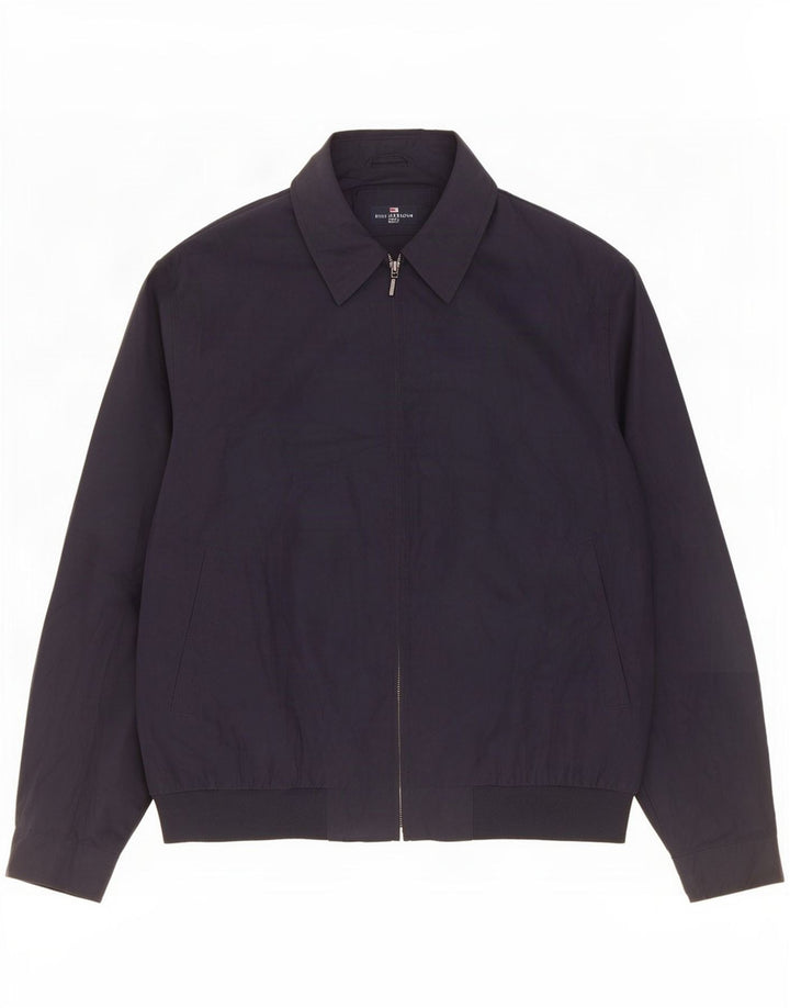 Marks & Spencer Veste Bomber Blue Harbour pour Homme UK 40 Large Marine Polyester