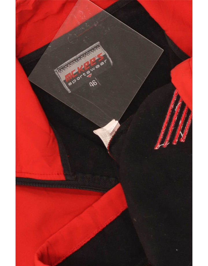 MC Kee's Veste coupe-vent pour femme IT 46 Large Rouge Polyester