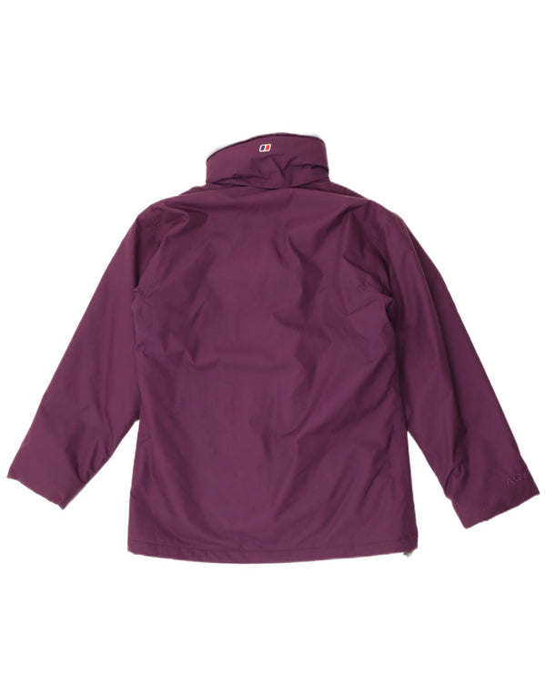 Berghaus Veste coupe-vent surdimensionnée à capuche pour femme UK 10 Small Violet