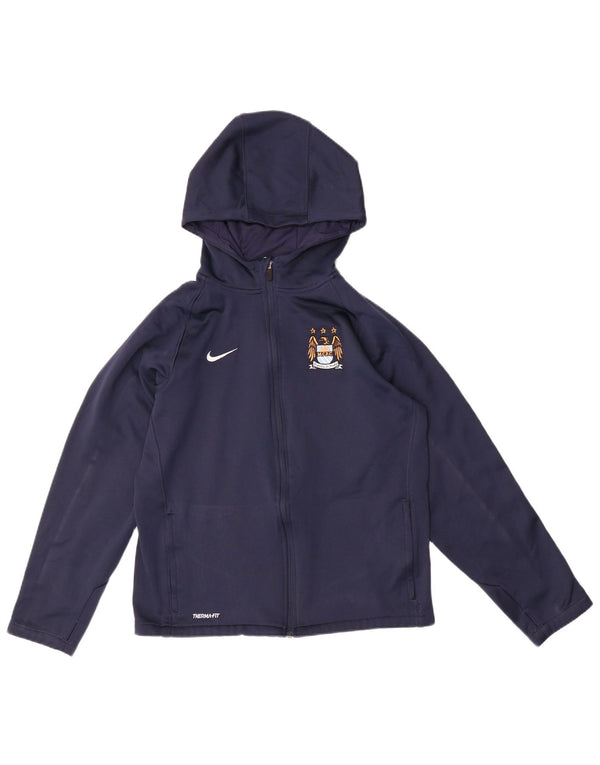 Nike Garçon Zip Sweat à capuche 13-14 ans XL Bleu marine Polyester