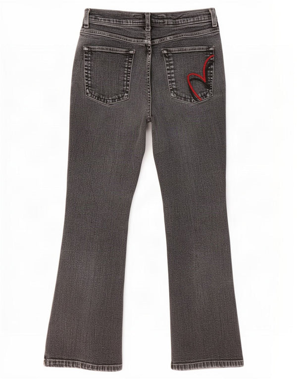 Marks & Spencer Jean bootcut Per Una pour femme UK 14 Medium W30 L27 Gris