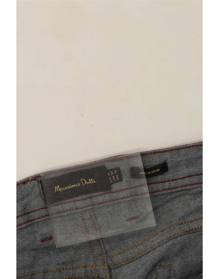 Massimo Dutti Jean droit pour femme EU 44 Large W34 L29 Bleu marine