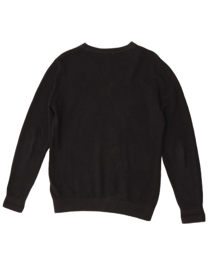Gap Pull à col rond pour homme Petit coton noir