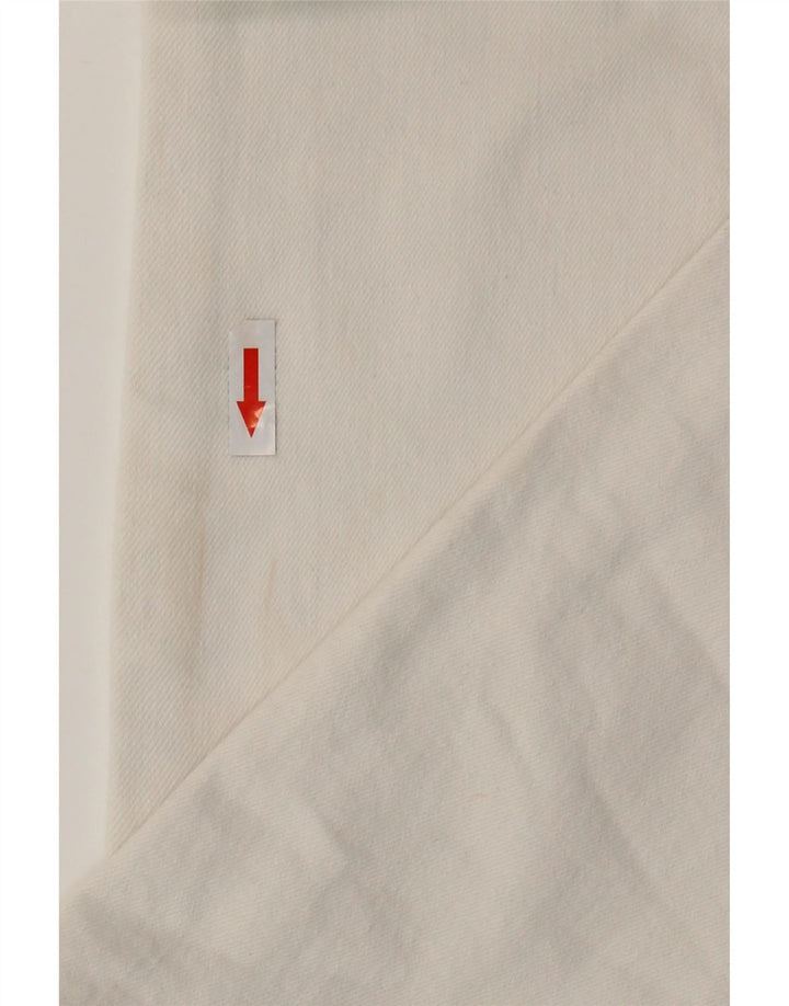 Zara Femme Jean évasé EU 36 XS W26 L32 Blanc