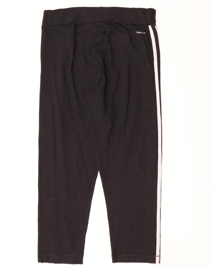 Adidas Climalite Capri Leggings pour femme UK 16 Grand Noir
