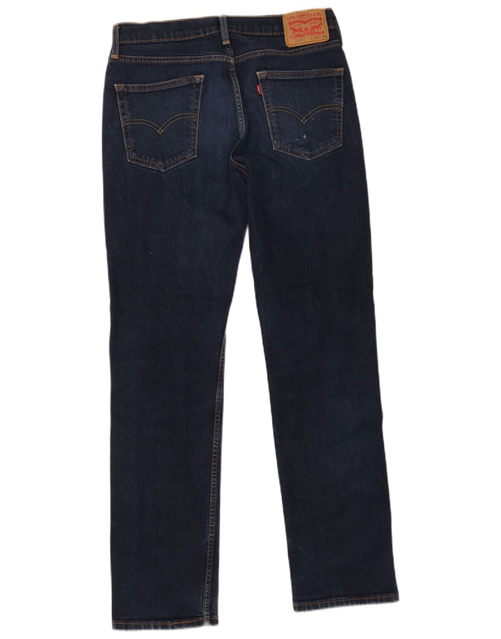 Levi's Jean 514 Straight Homme Bleu Marine W32 L34 Coton