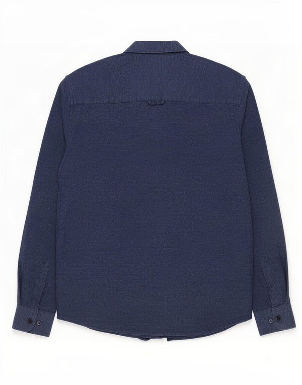 Crew Clothing Chemise Homme Bleu Marine Moyen Coton