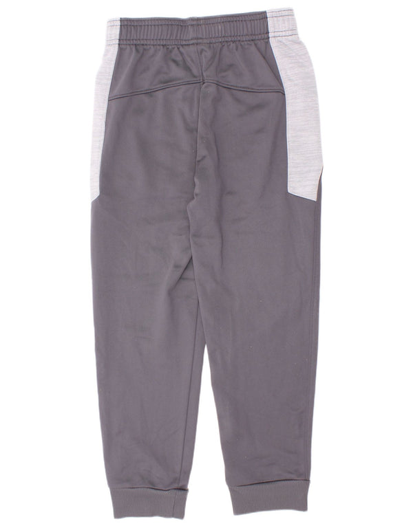 Under Armour Pantalon de Survêtement Garçon 5-6 Ans Gris Colorblock