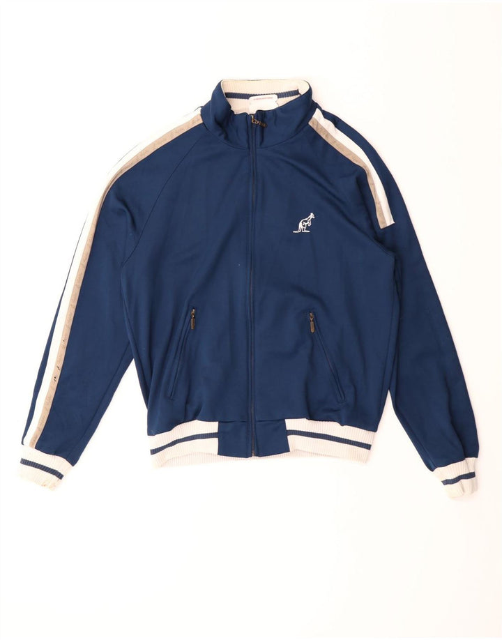 AUSTRALIAN L'ALPINA Veste de survêtement pour homme IT 46 Small Bleu Polyester