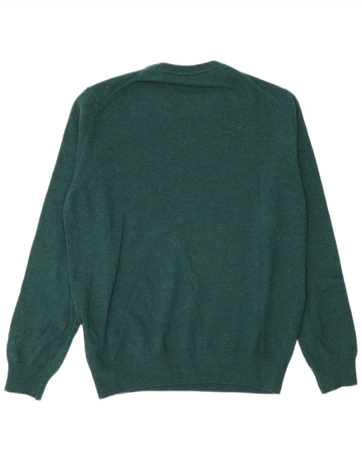 Marina Yachting Pull Col Rond Homme Laine Vert Moyen