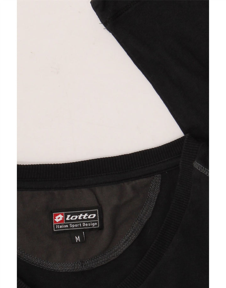 Lotto Haut à manches longues pour femme UK 42 Medium Noir