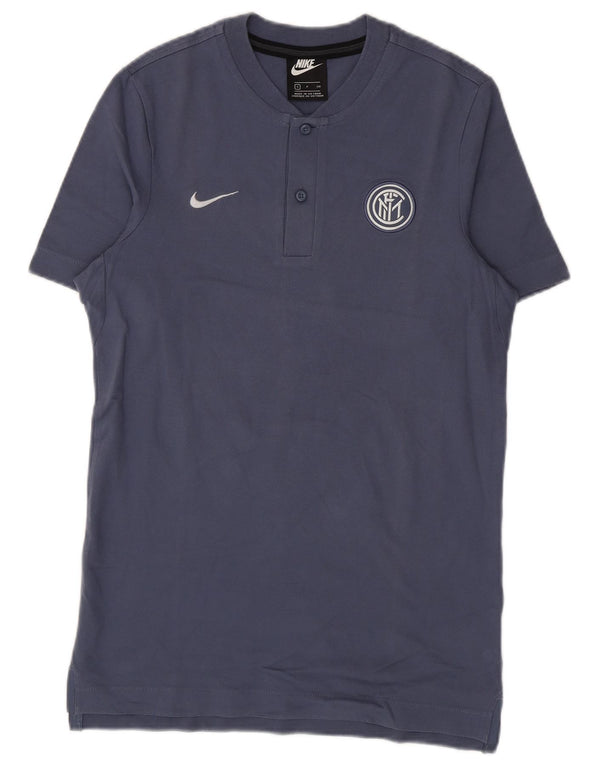 Nike Hommes Inter Milan T-Shirt Haut Petit Bleu Coton