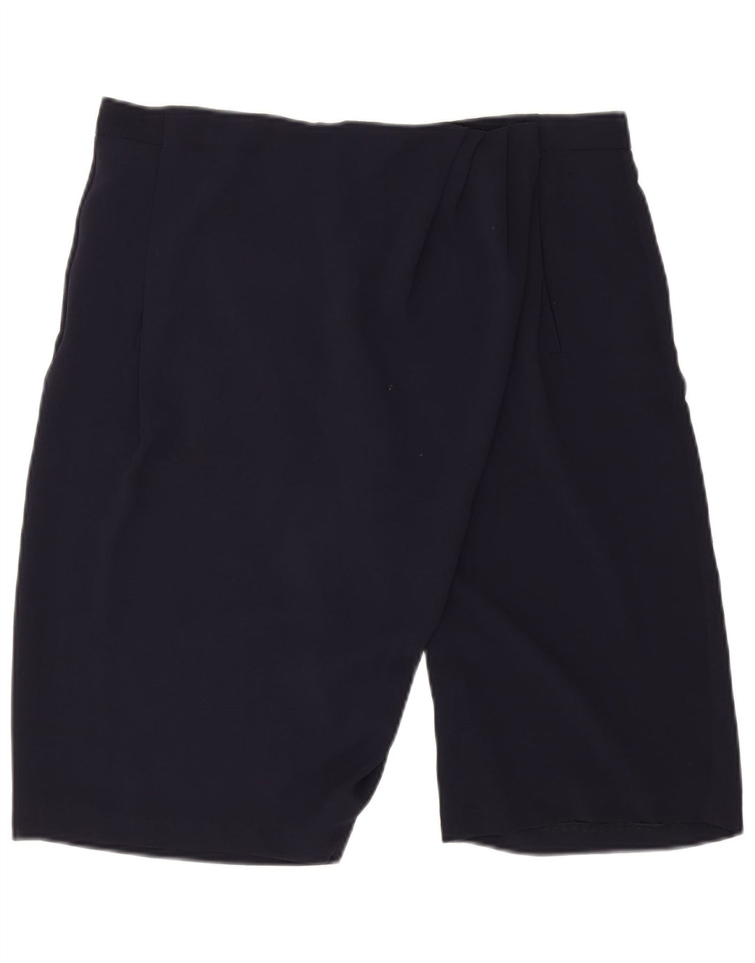 Zara Short Chino Femme Large W32 Bleu Marine Polyester