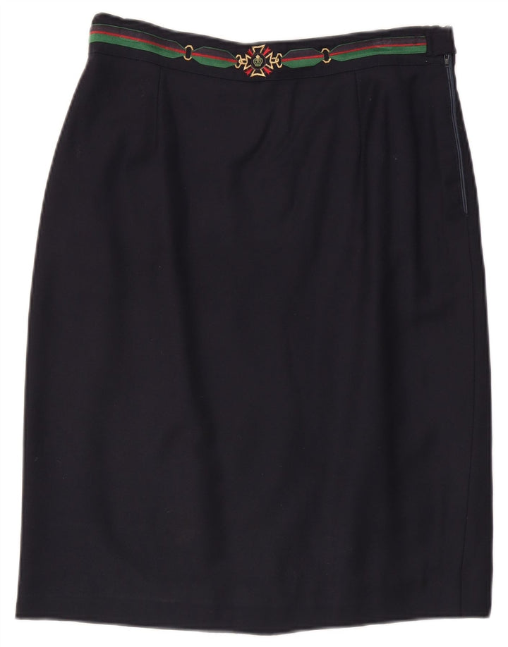 Marly's Jupe Crayon Femme IT 48 XL W32 Bleu Marine